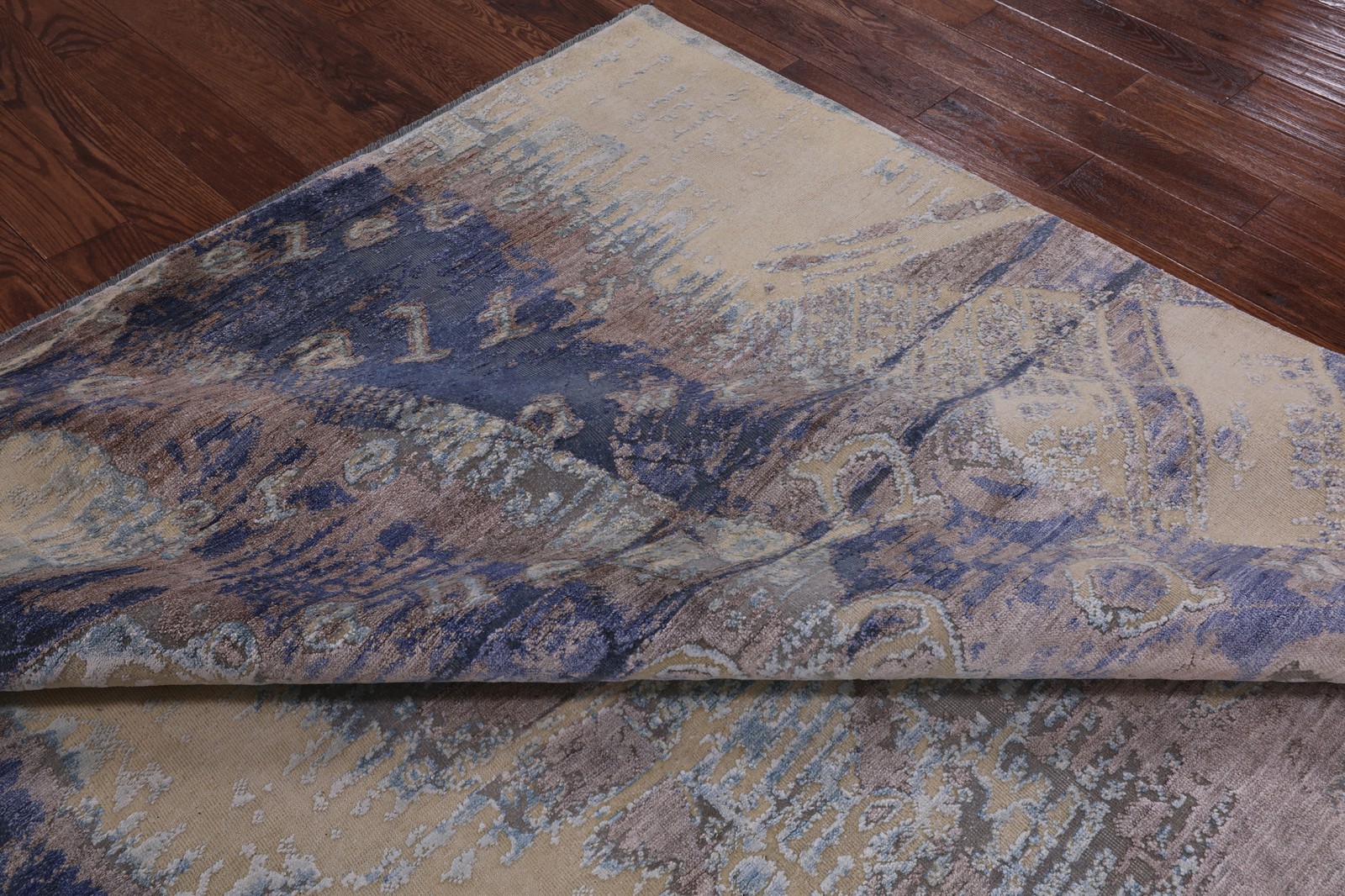 7′ 10″ X 10′ 5″ Foot Print Hand Knotted Wool & Silk Area Rug – Q2136