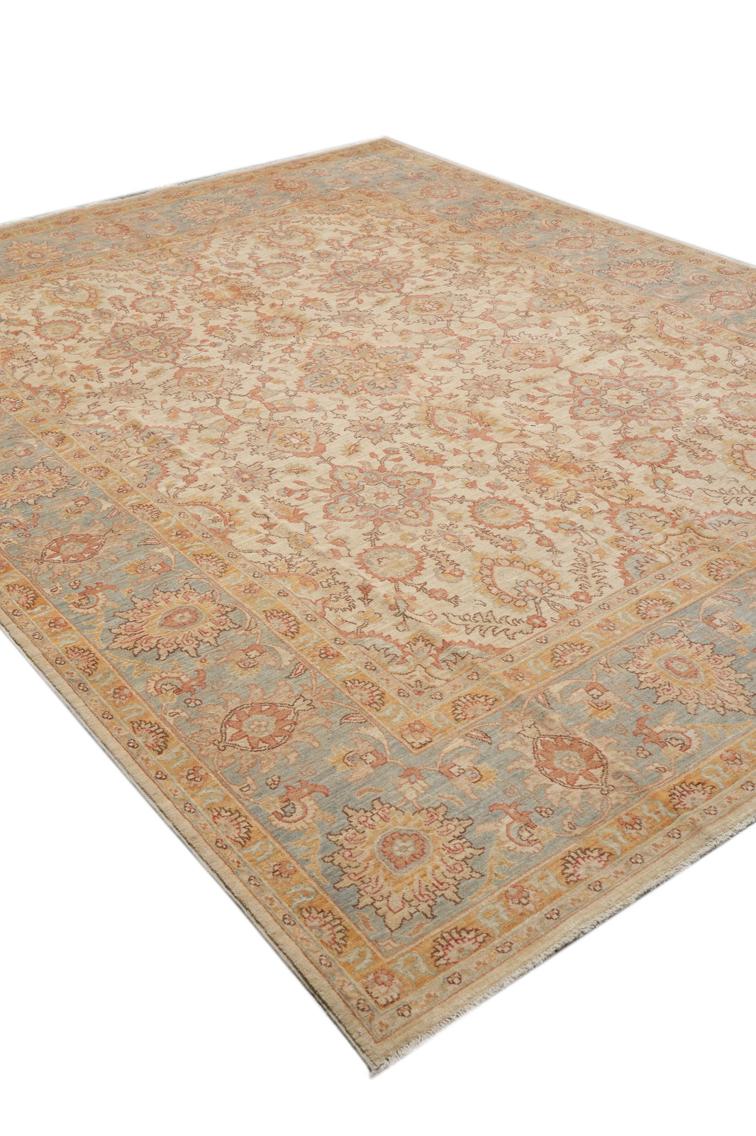 8 x 10.6 Hand-Knotted Afghanistan Nice Chobi Peshawar Rug #F-4332