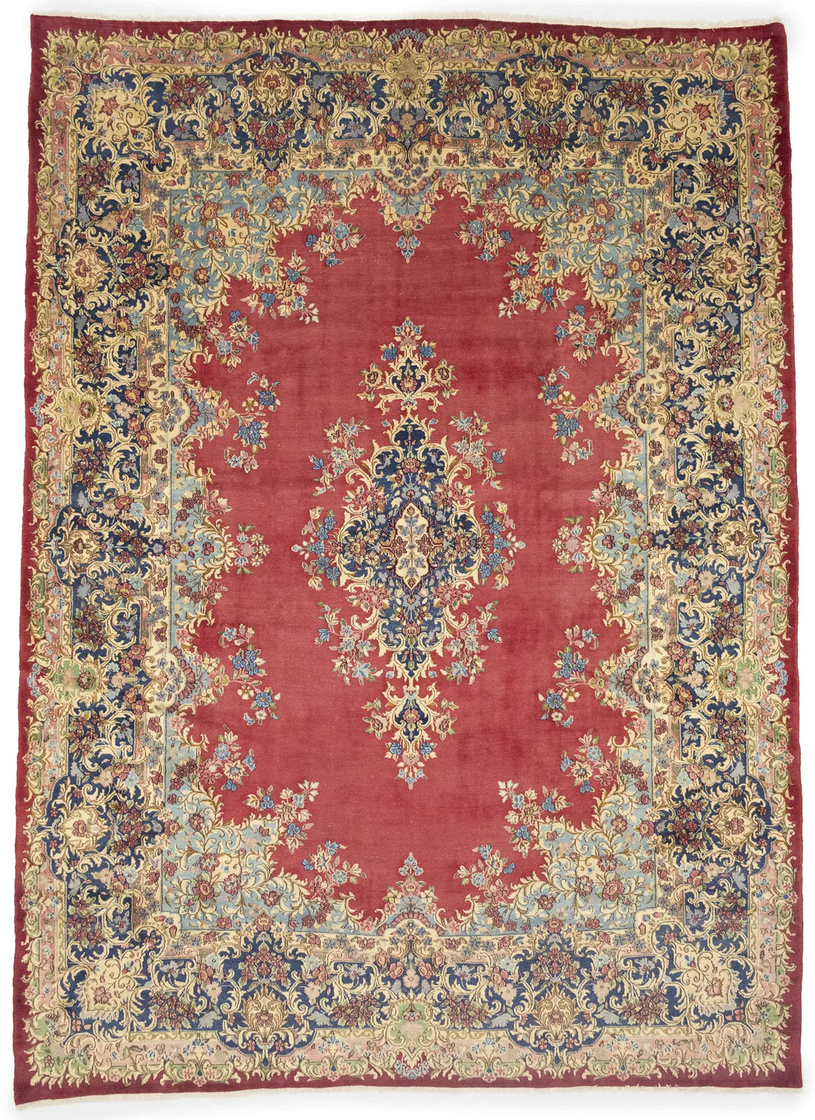 Semi-Antique Traditional Classic Floral Style Rug Oriental Decor Carpet 10X14 ft
