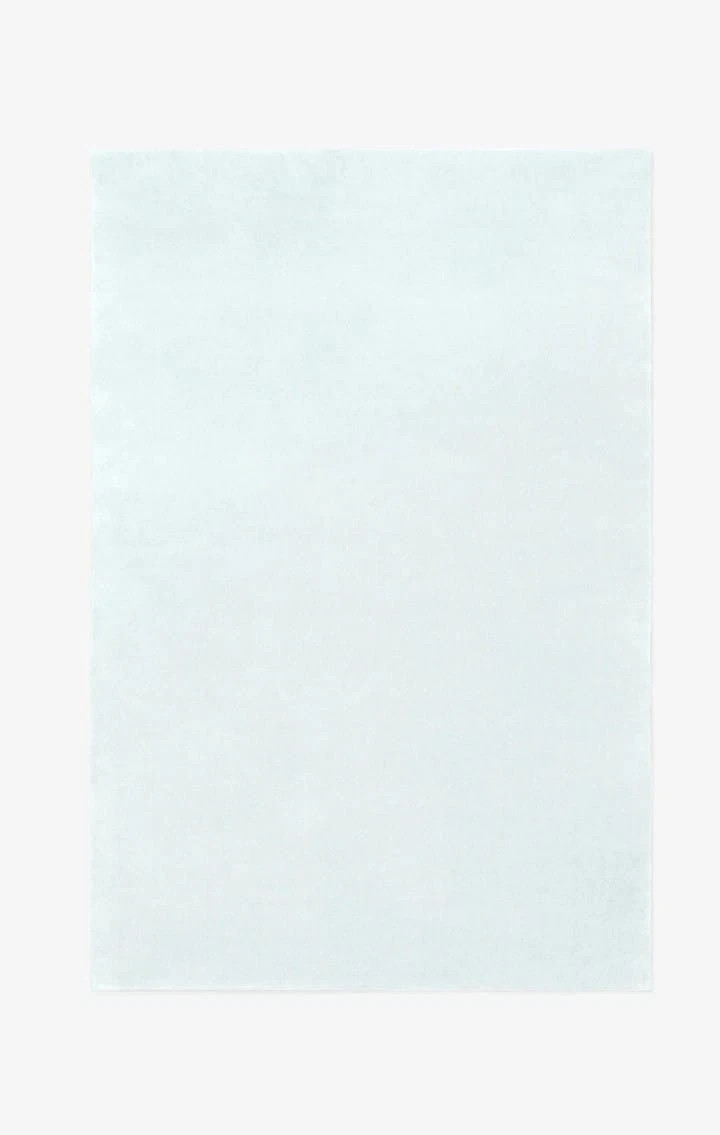 Hand-Tufted Wool Area Rug in Soft NZ Grand Powder Blue For Living Room Area Rug