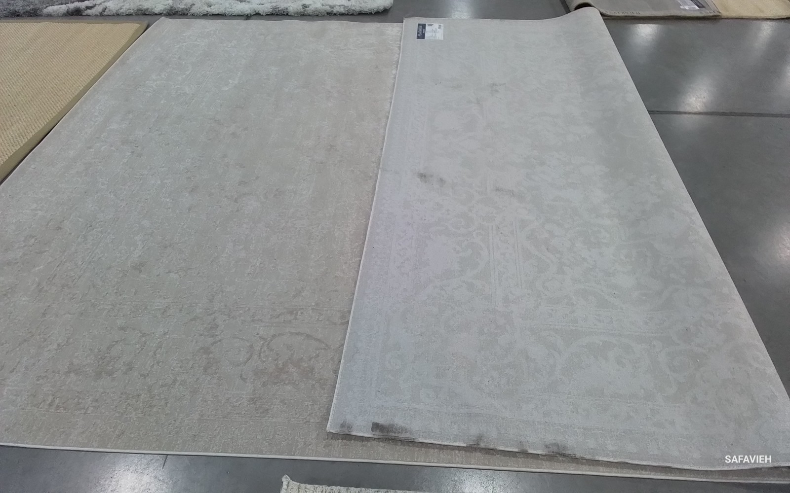 CREME / IVORY 9′-0″ x 12′-0″ Back Stain Rug, Reduced Price 1172784784 RFT664D-9