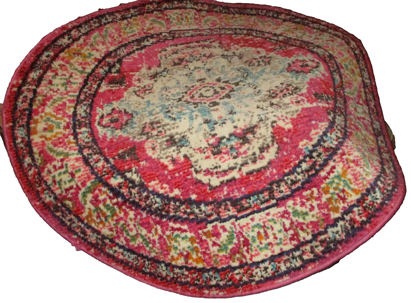 Safavieh Chelsea Pink Multi 3′ X 3′ Round Area Rug