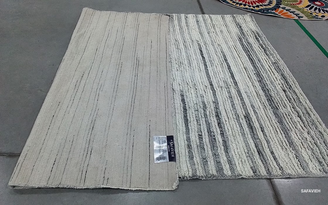GREY / IVORY 6′-0″ x 9′-0″ Back Stain Rug, Reduced Price 1172806678 CSB793H-6