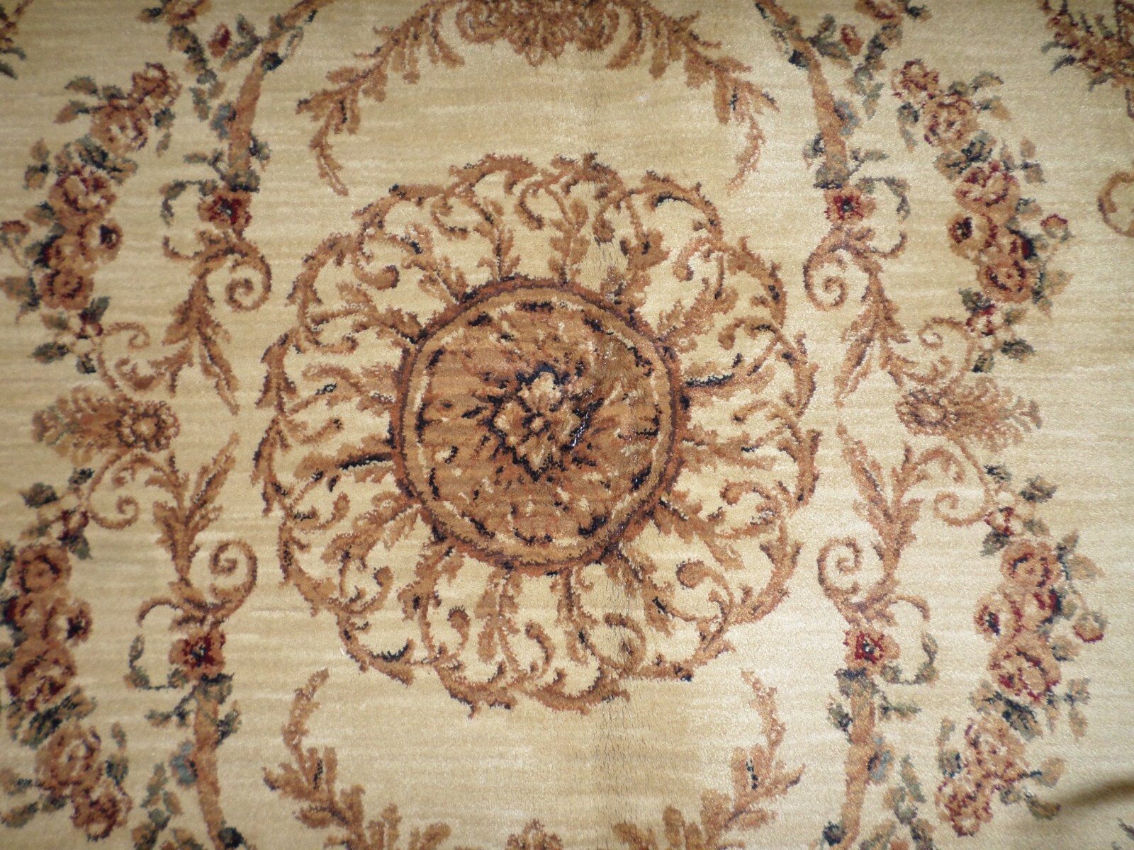 SUPER LOUIS PHILLIP AUBOSSON 100% NYLON ORIENTAL RUG 5′ 5″ X 8′ SKU # P70042