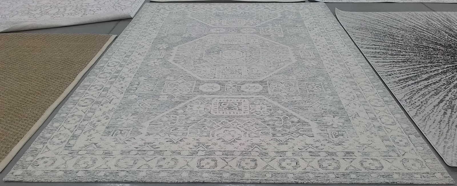CHARCOAL IVORY 9′-0″ x 12′-0″ Back Stain Rug, Reduced Price 1172798550 MLP524H-9