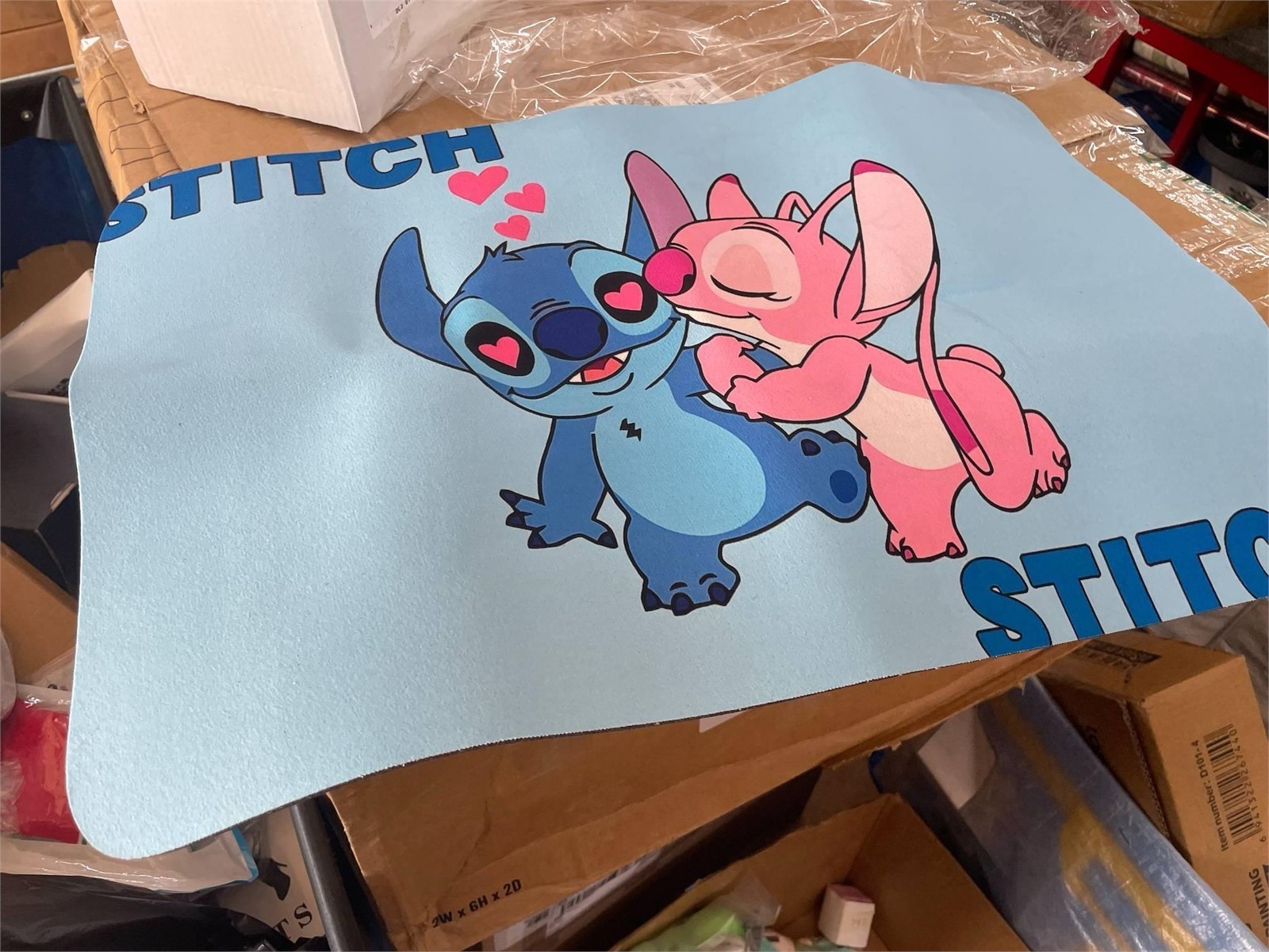 Lilo and Stitch Super Soft Memory Foam Design Non Slip Absorbent Mat