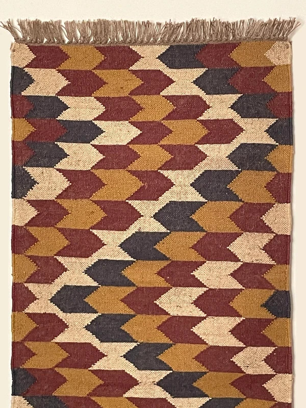 Handmade Kilim Rustic Boho Decor Rug Jute Navajo Rug Vintage Kilim Rug Kilim Rug