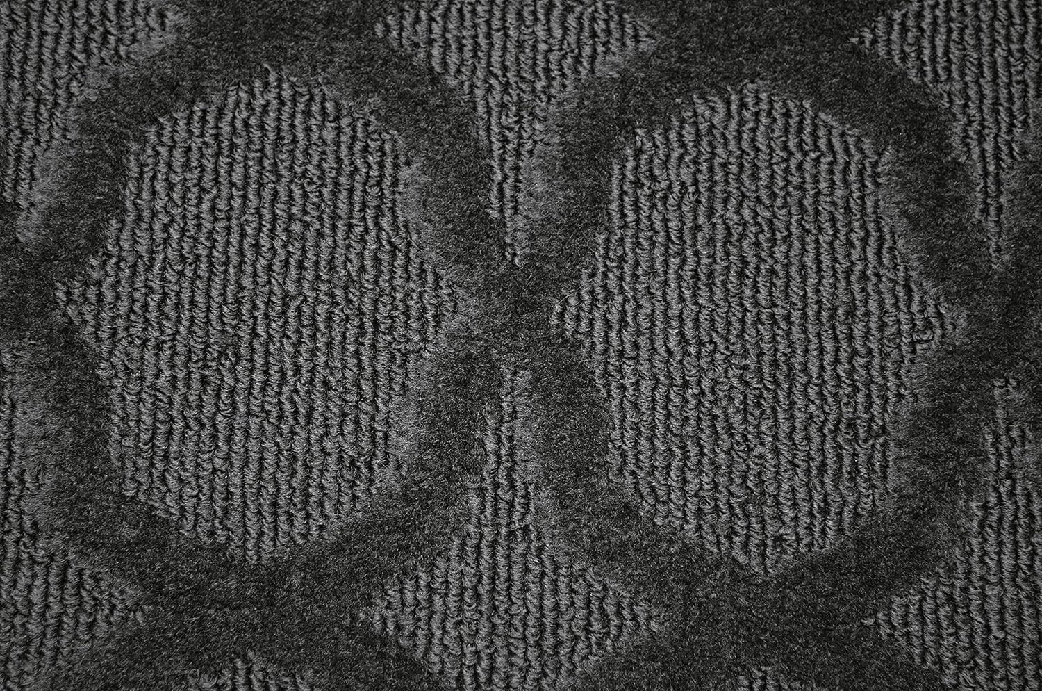 Sparta Non Slip Polypropylene 3 Ft. X 5 Ft. Cinder Gray Area Rug- Ideal for Livi