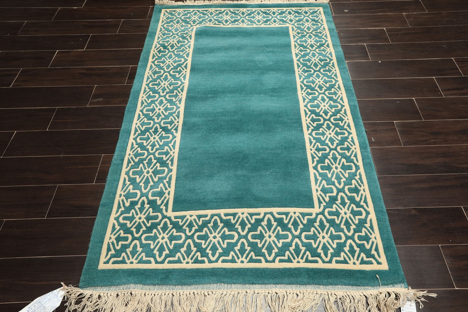 Indo Tibetan Swiss Wash Rug Michaelian & Kohlberg 4×6 Hand Knotted Wool