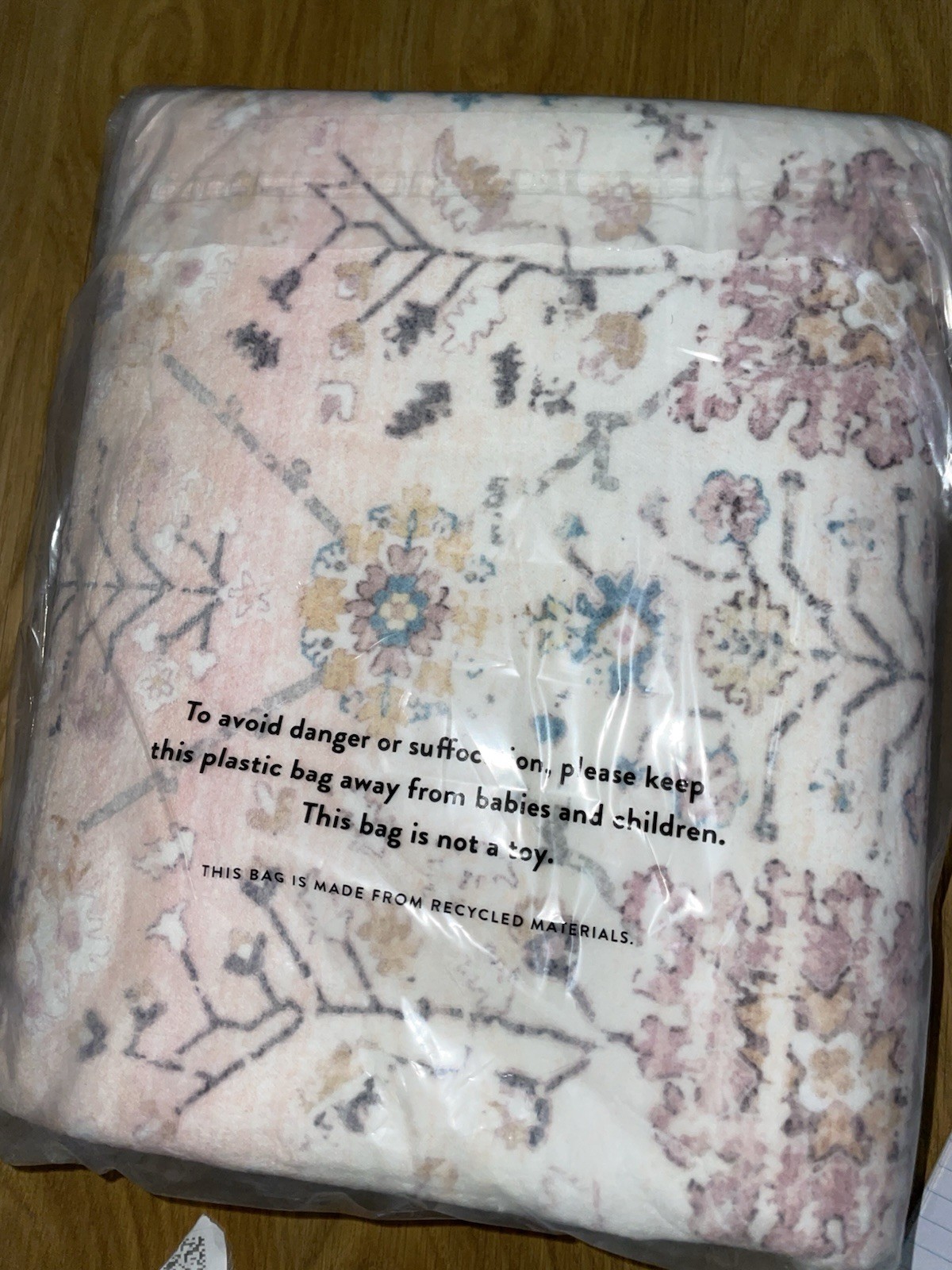 Lahome Washable Foldable Area Rug Multicolor Floral & Nature Pattern X004DALJMH