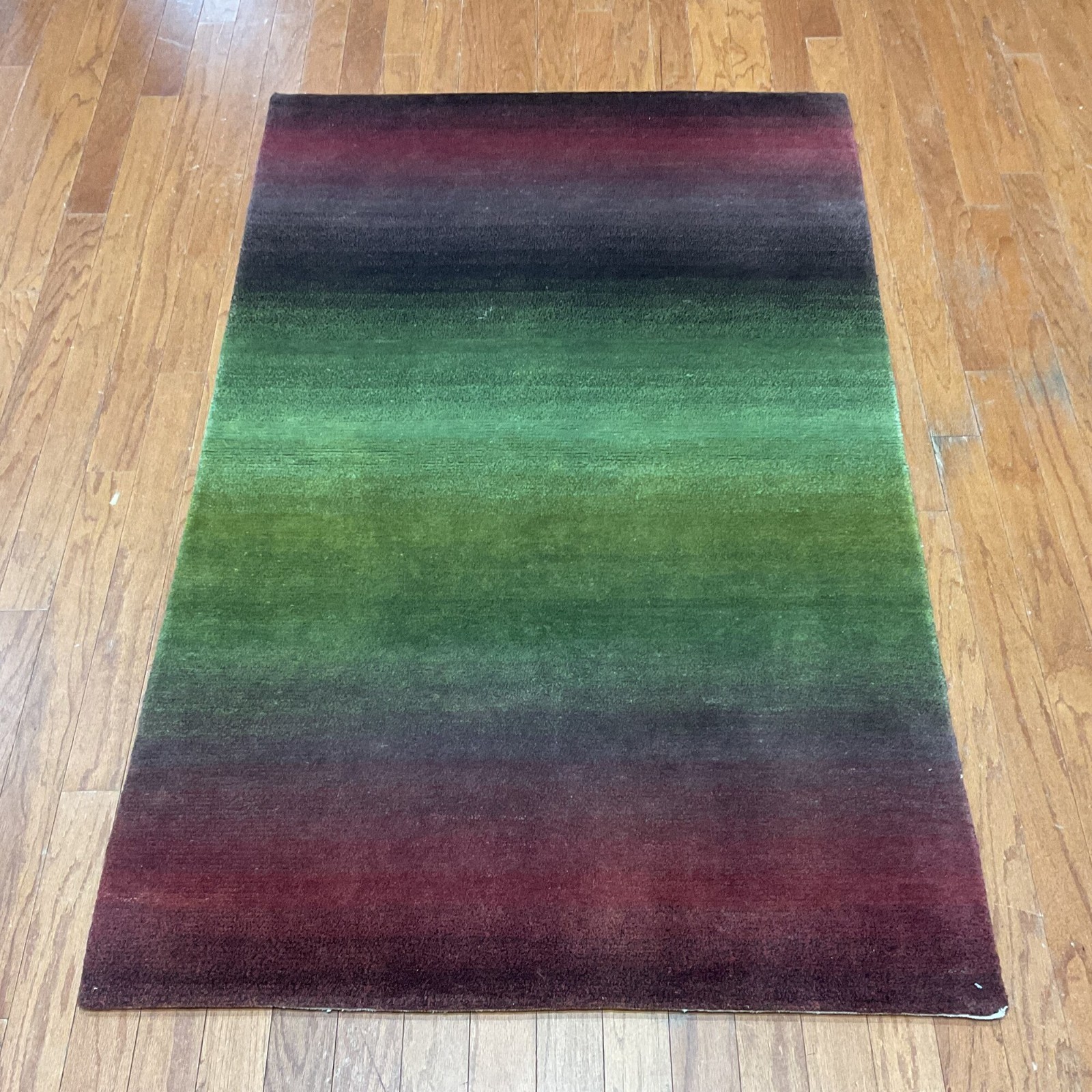 One Of a Kind Tibetan Wool Rug (3’6 X 5’7)
