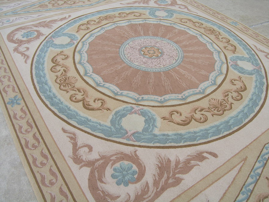 Vintage Hokanson Custom Made Rug Carpet Traditional Hollywood Regency 9×14 ft