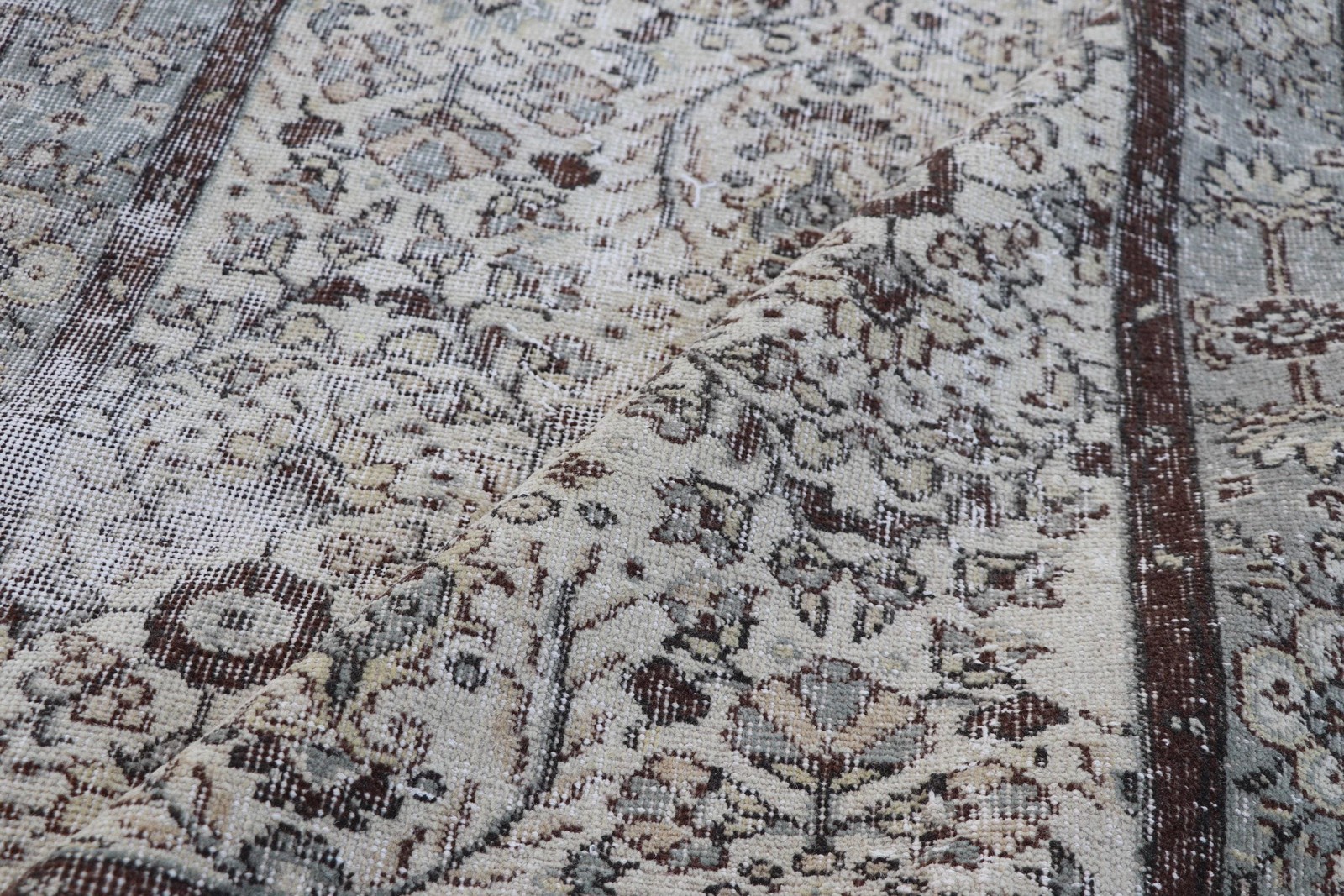 5,1×9,6 ft Rug, Large Turkish Rug, Brown Rug Ombré Rug