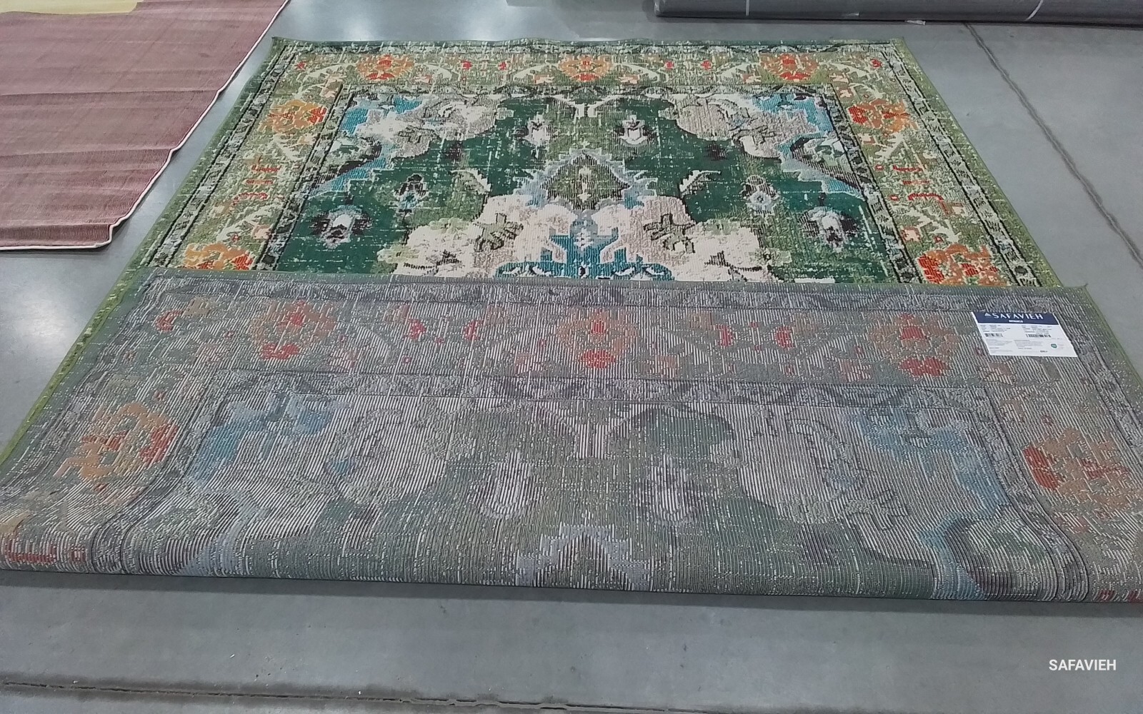 FGREEN / LBLUE 8′-0″ x 10′-0″ Flaw in Rug Reduced Price 1172769835 MNC243F-810
