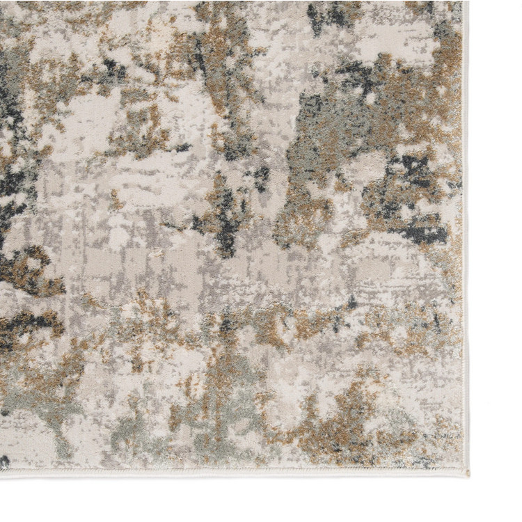 JAIPUR LIVING Machine Made White Sand 12 ft. x 15 ft. Abstract Area Rug