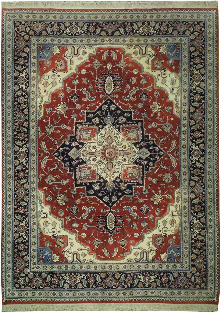 8.6 x 11.6 New Seerapi Rug Dense Soft Silky Wool #PIX-17442