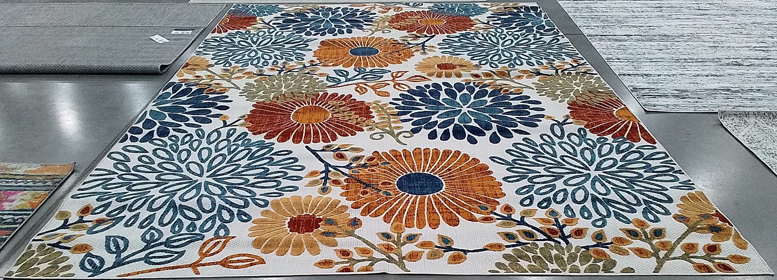 CREME / RED 10′-0″ x 14′-0″ Flaw in Rug, Reduced Price 1172796630 CBN832A-10