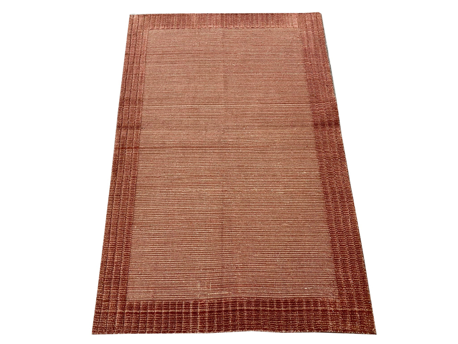 4×6′ Modern Handmade Kilim Flat Weave Rug One Single Color #F-6753