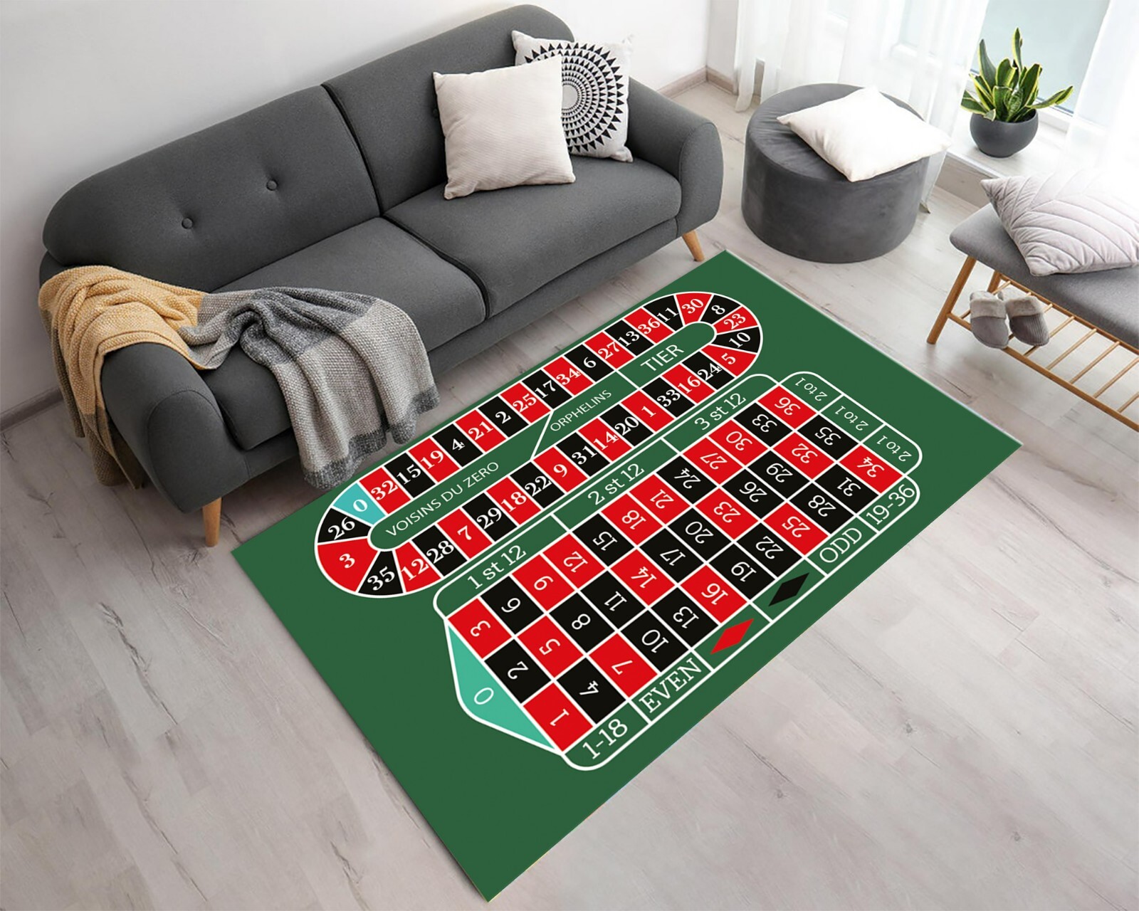 Roulette Table, Roulette Gambling Table Décor, Game Club Decor, Roulette print