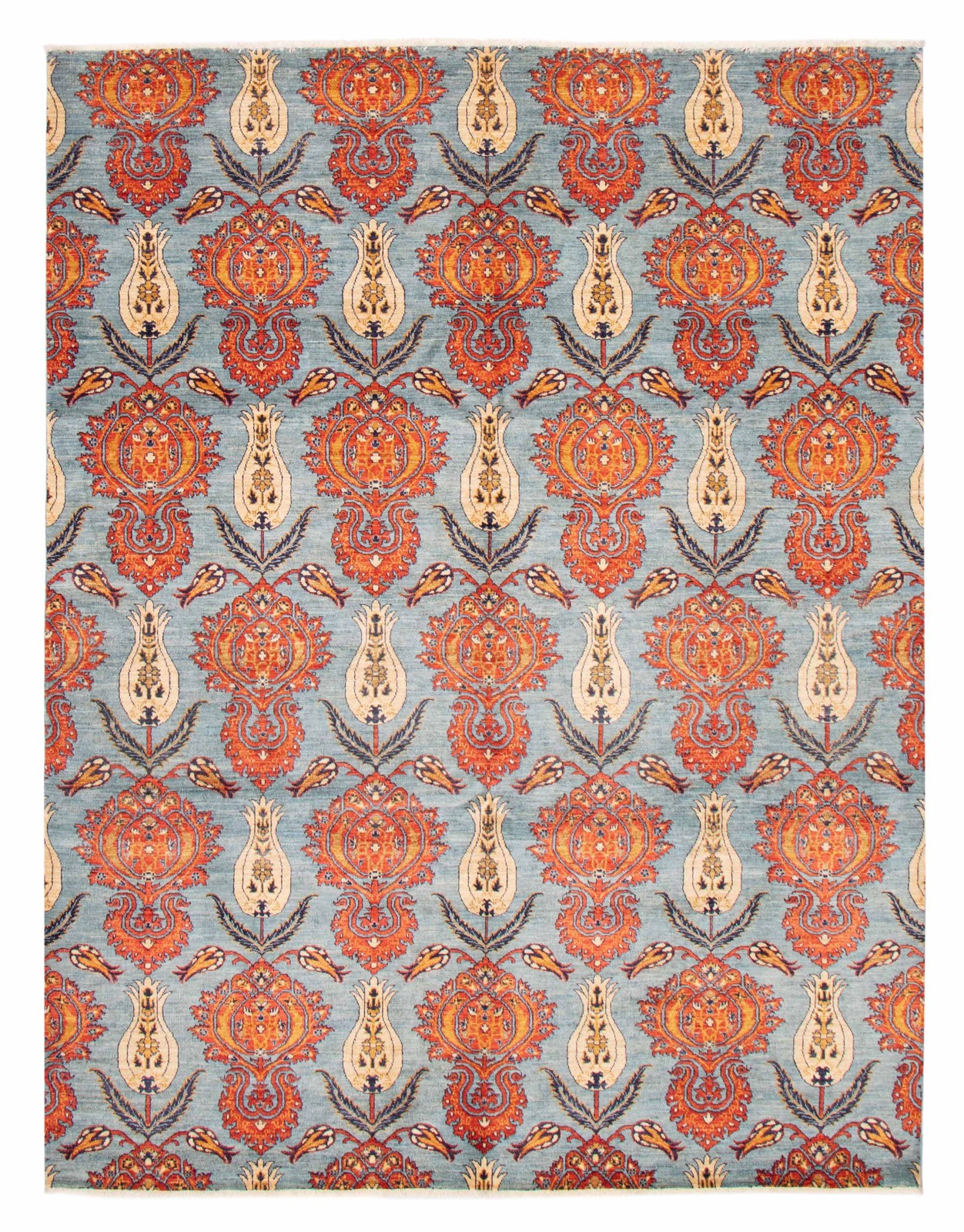 Traditional Hand-knotted Carpet 8’2″ x 10’6″ Wool Oriental Area Rug