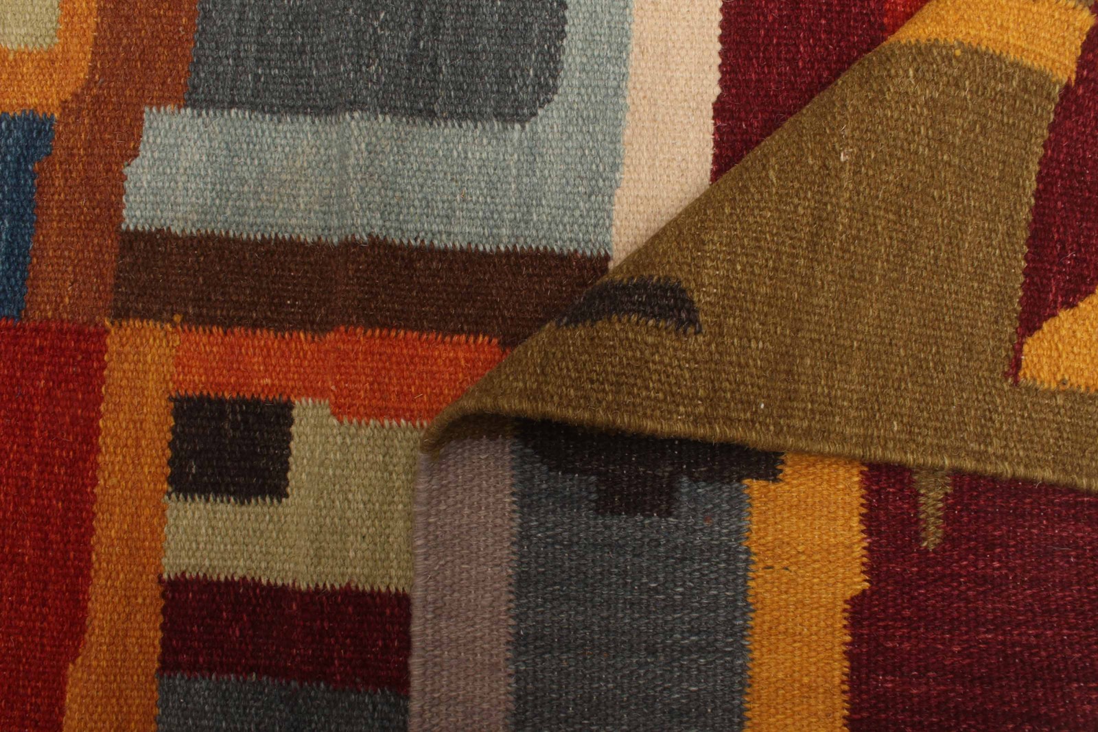 Vintage Hand Woven Area Rug 6’6″ x 9’10” Traditional Wool Oriental Carpet