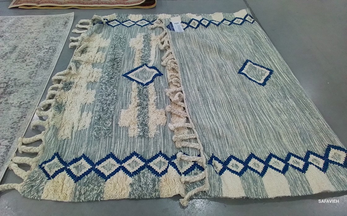 GREY / IVORY 6′-0″ x 9′-0″ Flaw in Rug, Reduced Price 1172806579 KNY909F-6