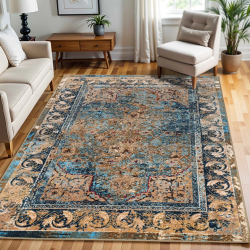 Angeles Non-Slip Indoor Area Rugs Carpet Rug Runner Door Mat 6×9′