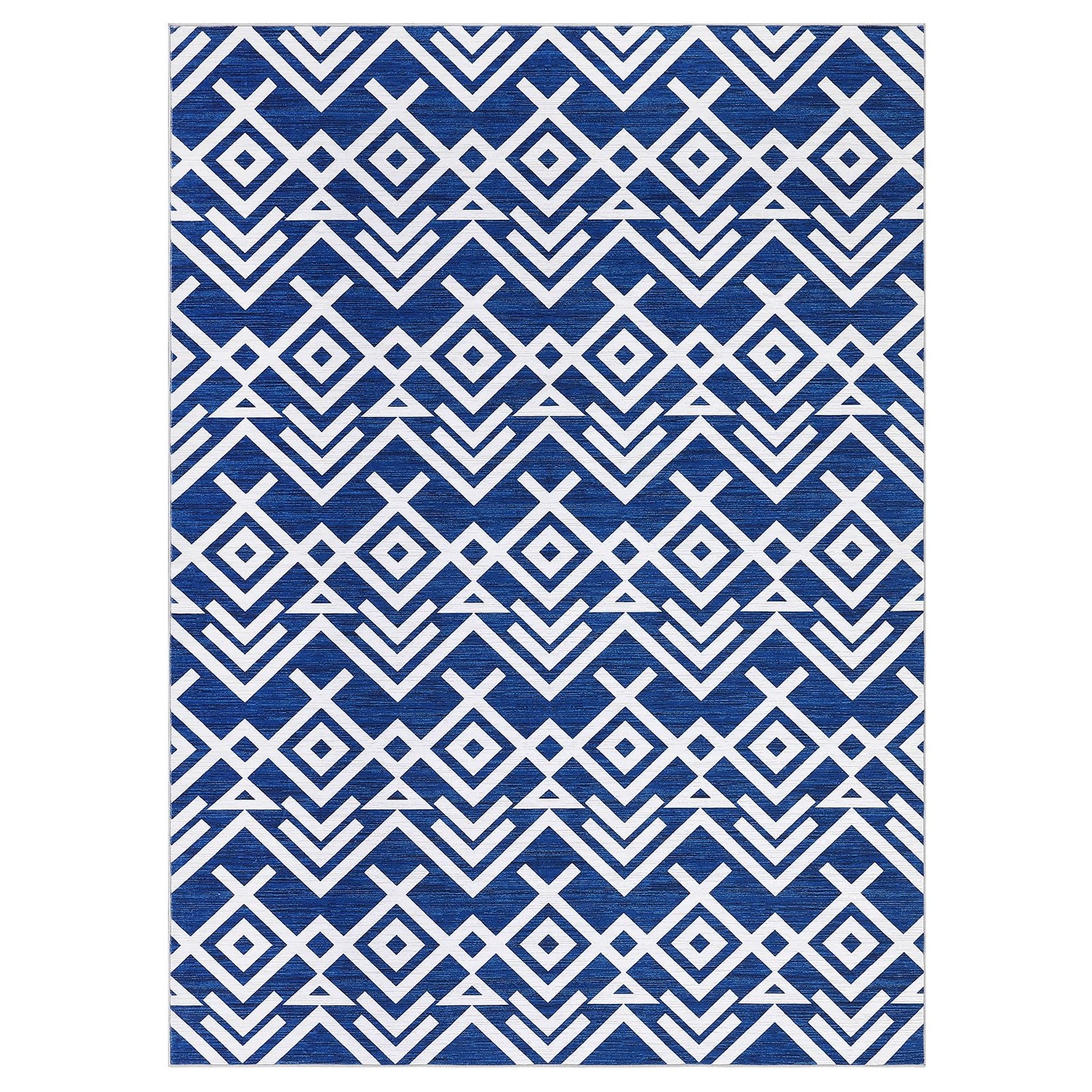 9×12 ft Geometric Area Rugs Modern Washable Rugs for Living Room Ultra-Thin