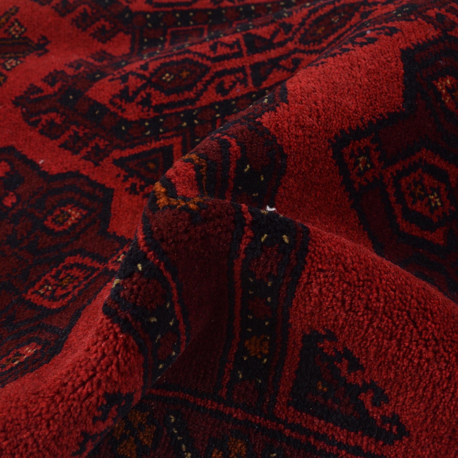 Bedroom Handmade Khal Mohammadi Tribal Area Carpet (3’4×4’10ft) Red Rug -B30056