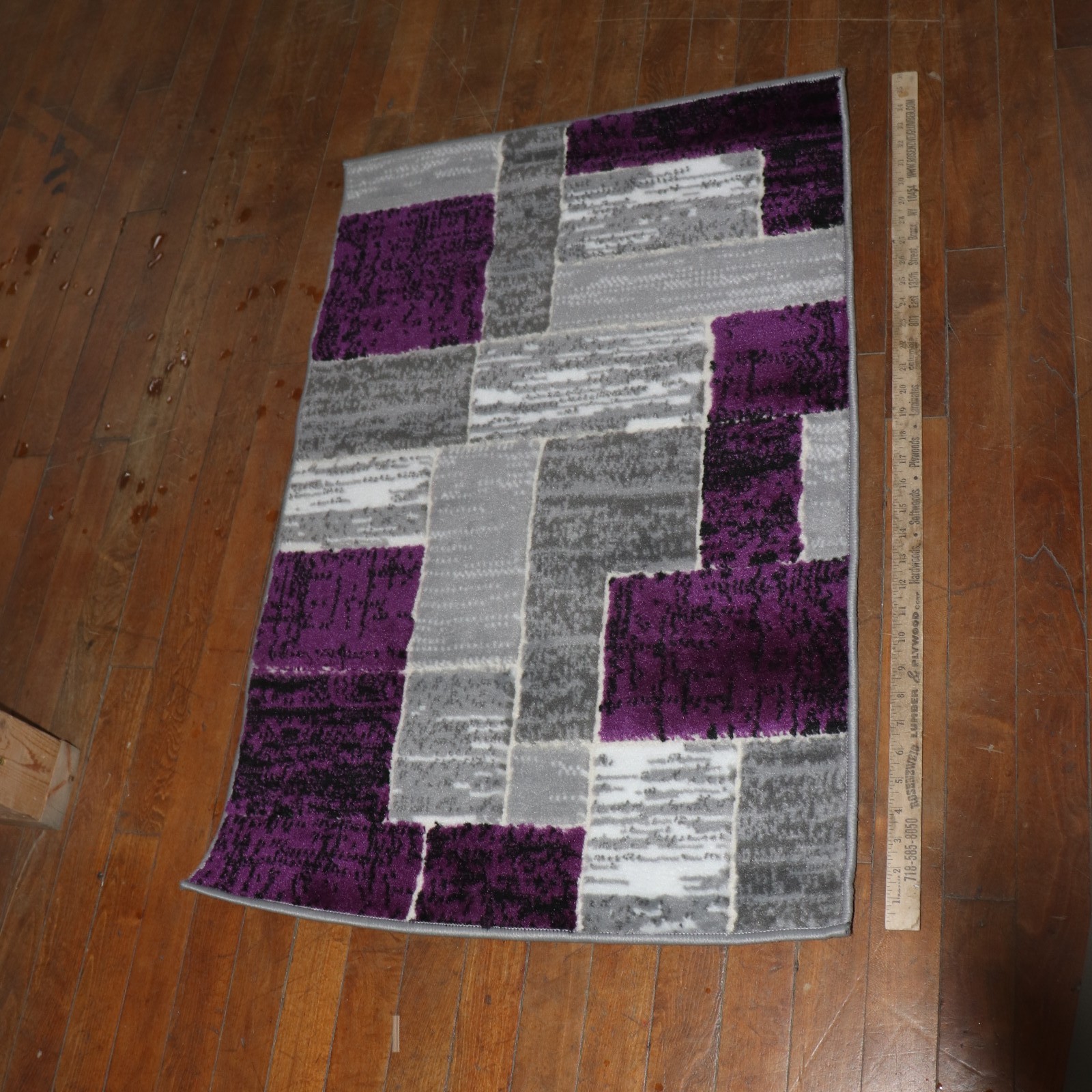 L’Baiet Verena Scatter Area Rug Geometric Purple 2 ft. x 3 ft. 1005828164