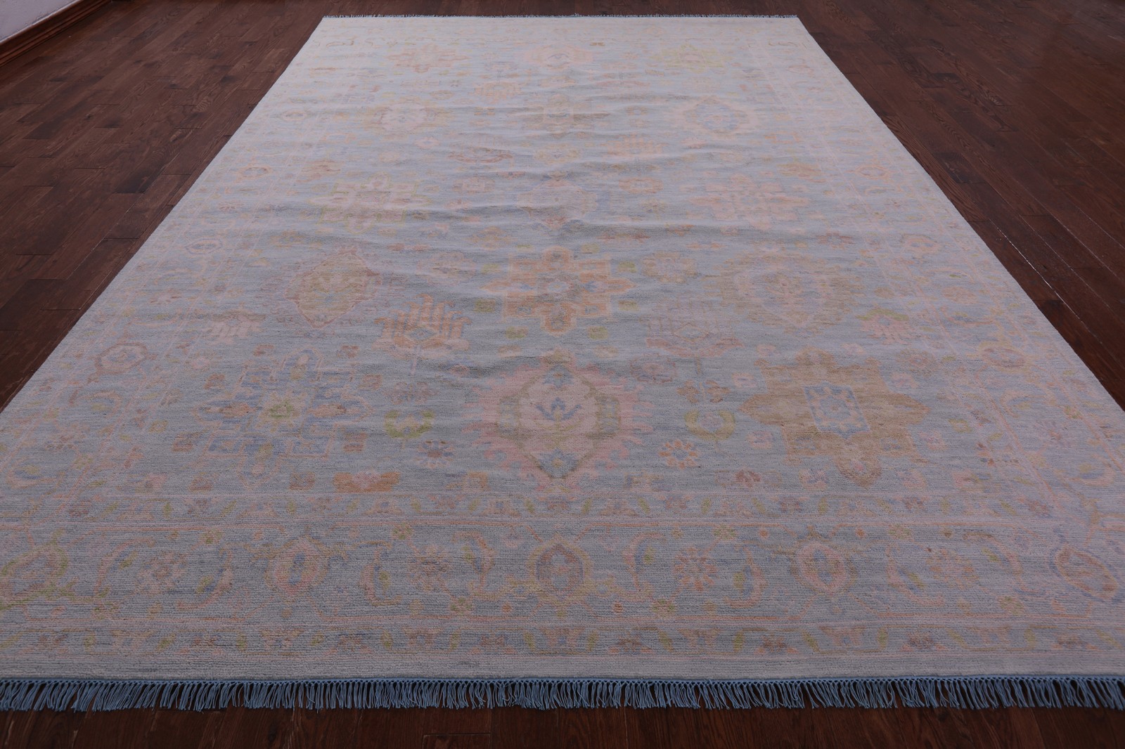 Blue 10′ 0″ X 13′ 10″ Heriz Serapi Handmade Rug – Q22671