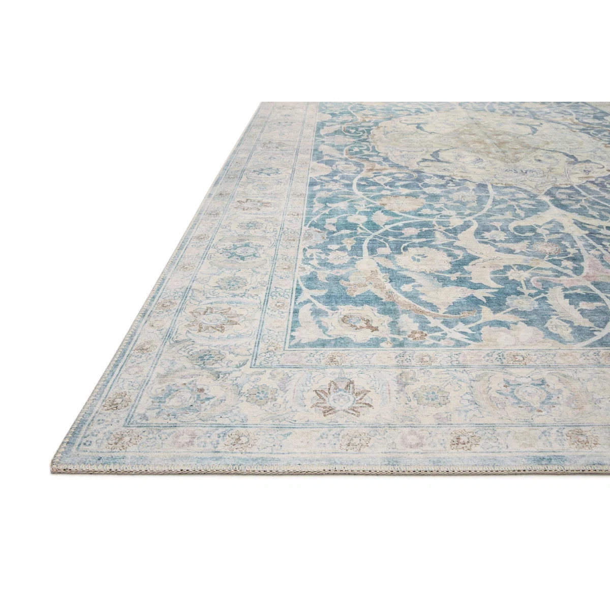 Jules Oriental Indoor Area Rug 60” W X 90” L (5 ft x 7 ft 6 in)