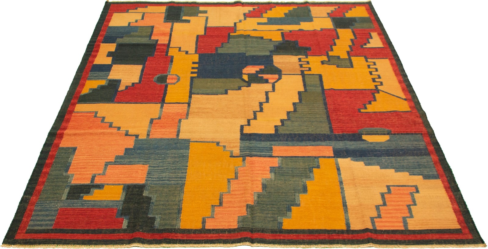 with tags Vintage Hand Woven Traditional Kilim Rug 83 x 910 Oriental Woo G2U