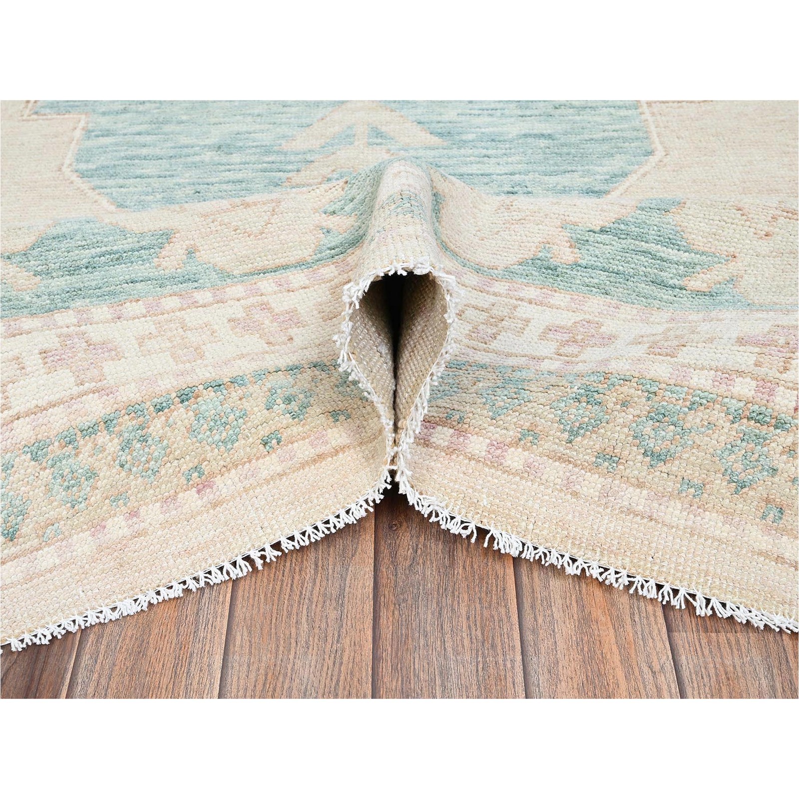 11’8″x14’8″ Irish Brown Anatolian Village Design Hand Knotted Wool XL Rug 2683