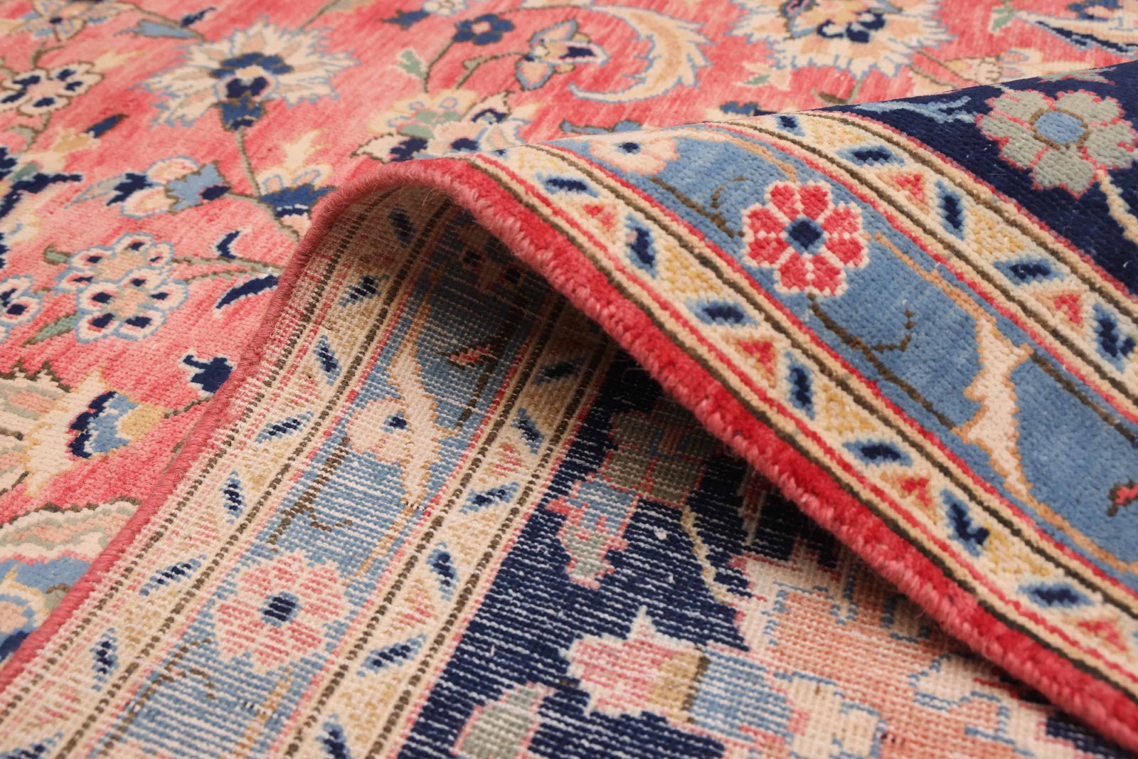 Traditional Vintage Hand-Knotted Area Rug 9’1″ x 13’5″ Oriental Wool Carpet
