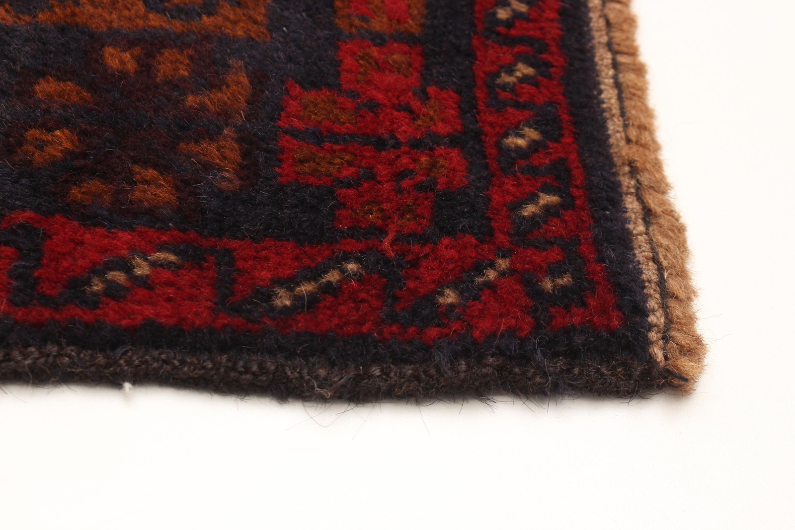 Vintage Hand-Knotted Area Rug 3’8″ x 6’7″ Traditional Oriental Wool Carpet