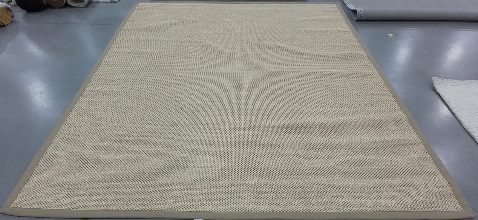 MAIZE / LINEN 8′-0″ x 10′-0″ Back Stain Rug, Reduced Price 1172786389 NF141B-8