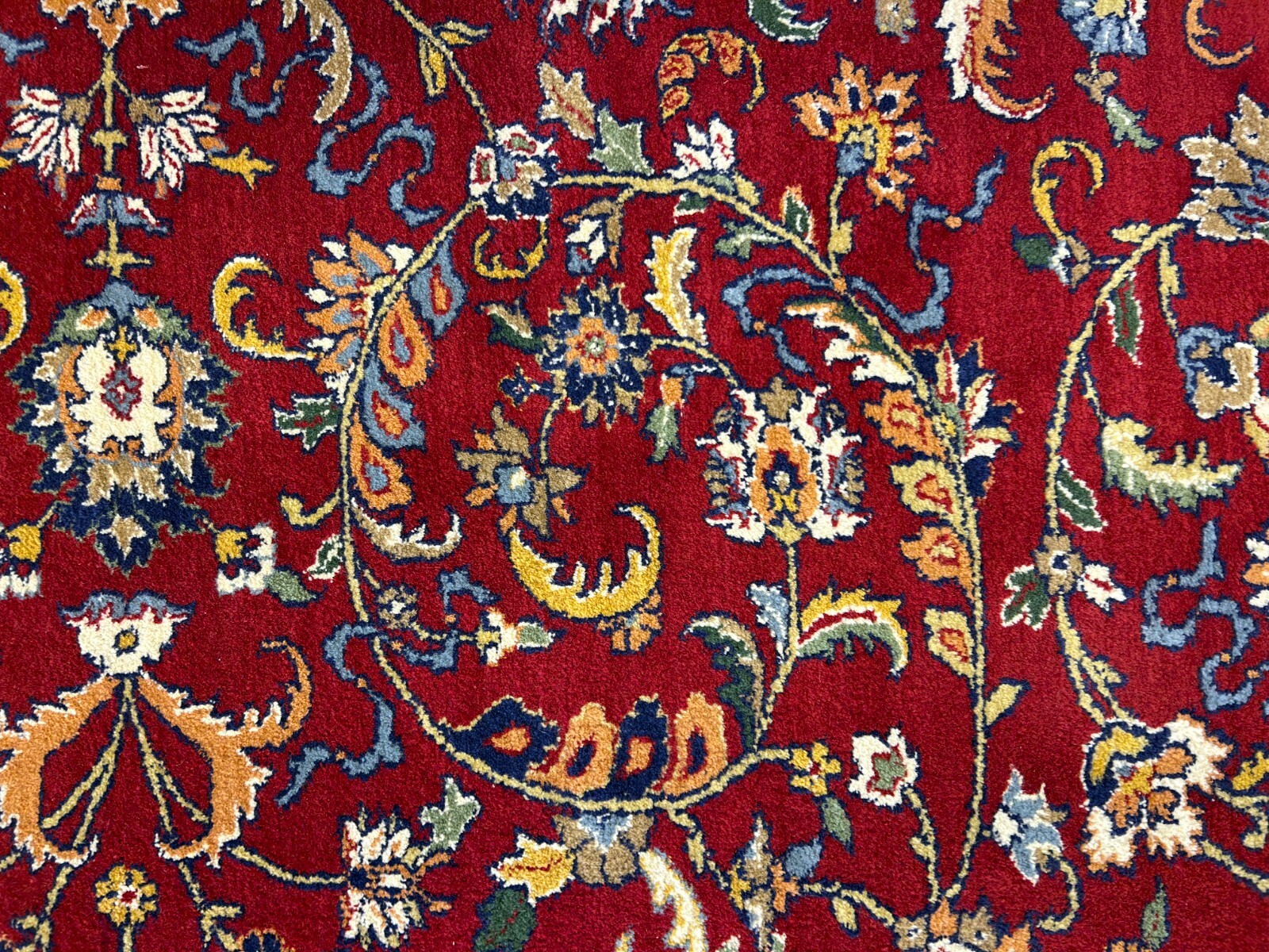 7’11″x9’7″ Hand-Knotted 100% Wool Pile Qume Rug