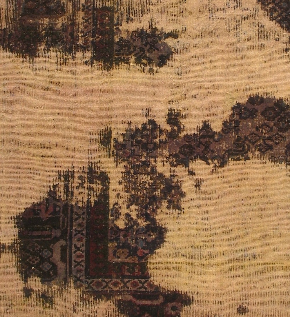 Vintage Distressed Handmade Rug 4.5′ x 6.7′