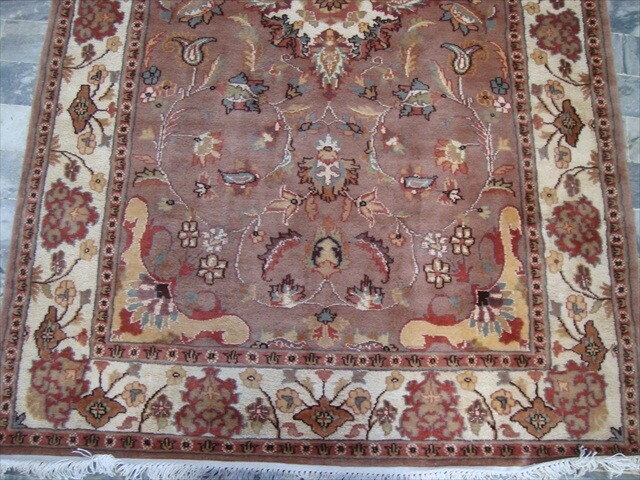 Area Rug Wow Shab-e-Chiragan Hand Knotted Wool Silk Home Decor Carpet (6 x 4)’