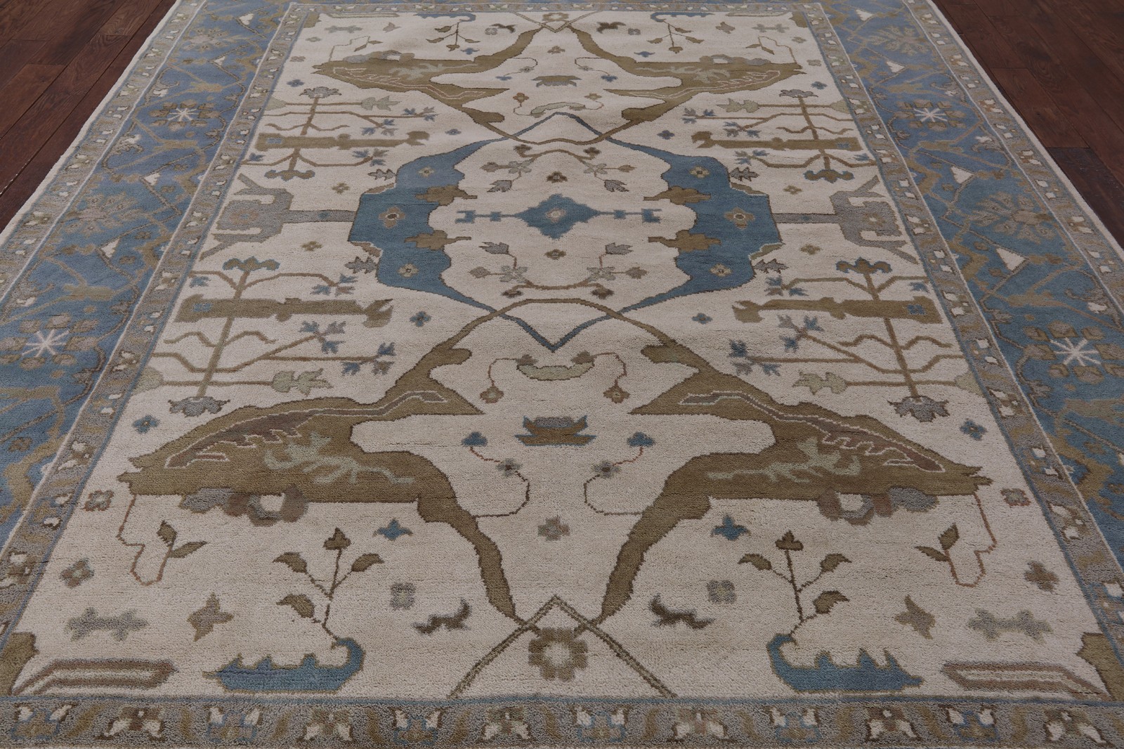 9′ 3″ X 11′ 11″ Turkish Oushak Hand Knotted Area Rug – Q1426
