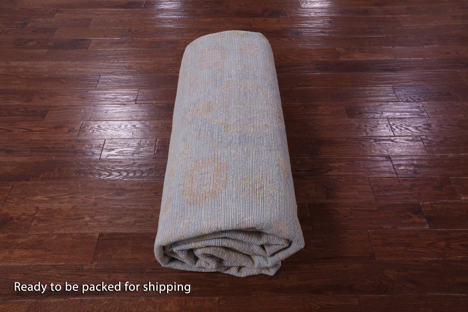 Blue 10′ 0″ X 13′ 10″ Heriz Serapi Handmade Rug – Q22671