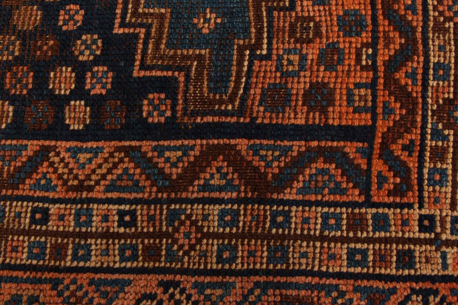 Vintage Traditional Hand-Knotted Area Rug 3’3″ x 7’4″ Oriental Wool Carpet