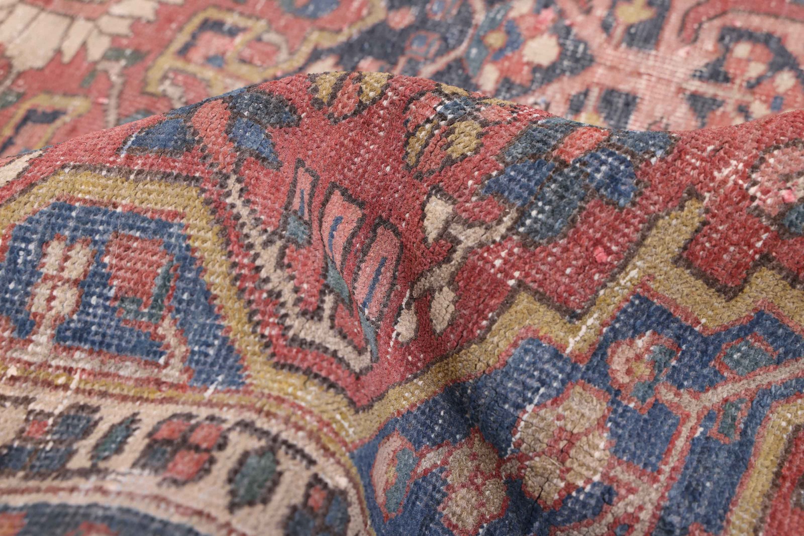 Traditional Vintage Hand-Knotted Area Rug 4’7″ x 6’4″ Oriental Wool Carpet