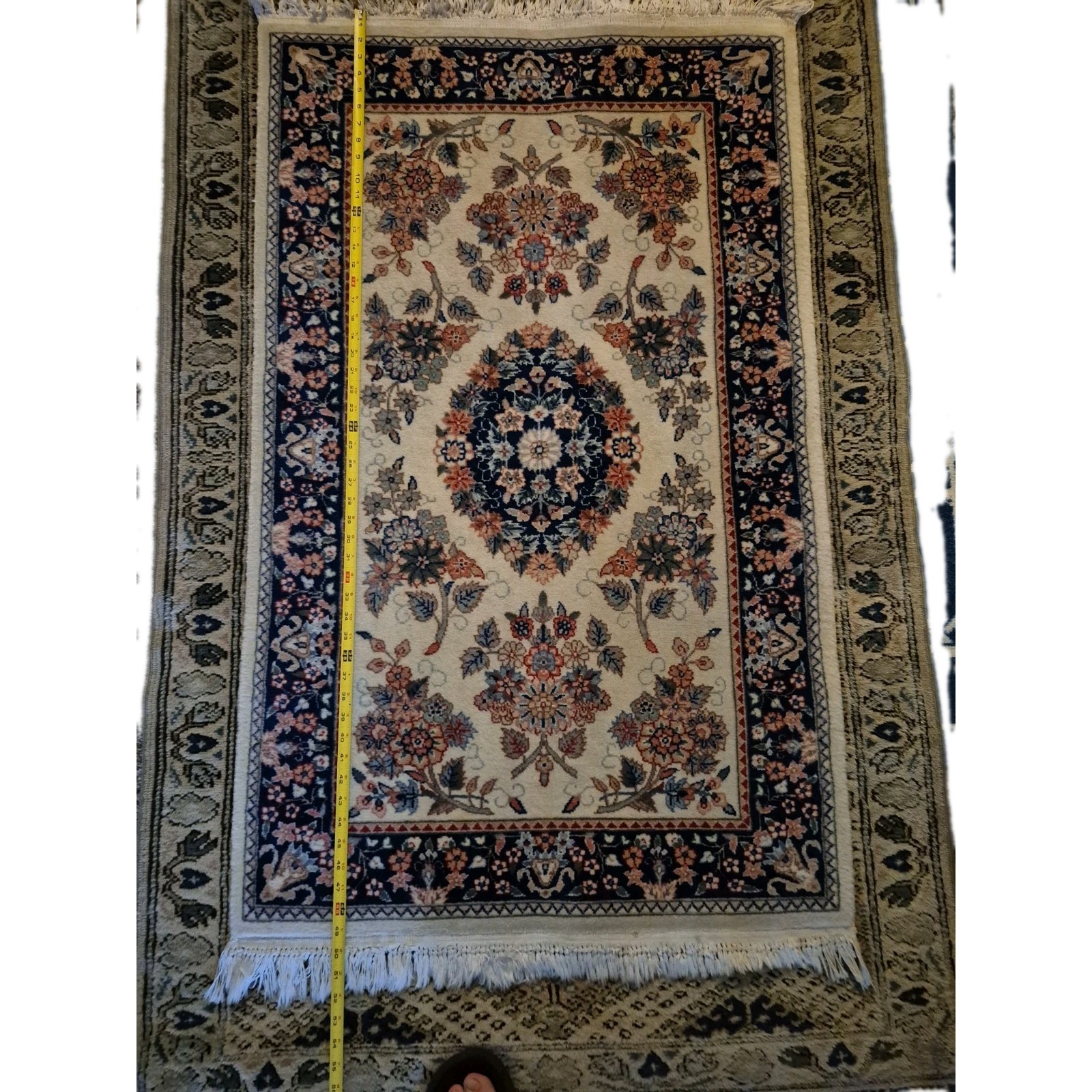 Handmade Carpet Used/Good Condition 50″x30″