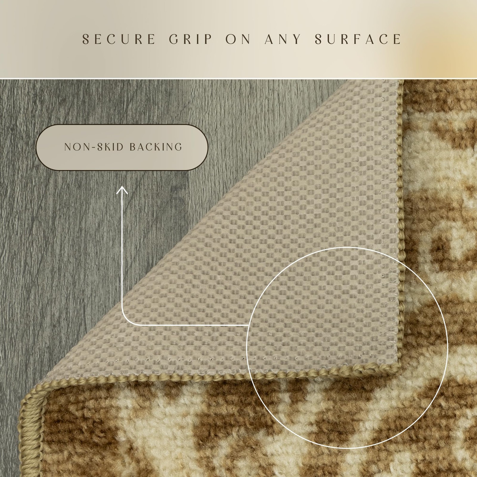 Pelham Vintage Medallion Area Rugs – Made in USA – Washable, Non-Slip, Low Pr…