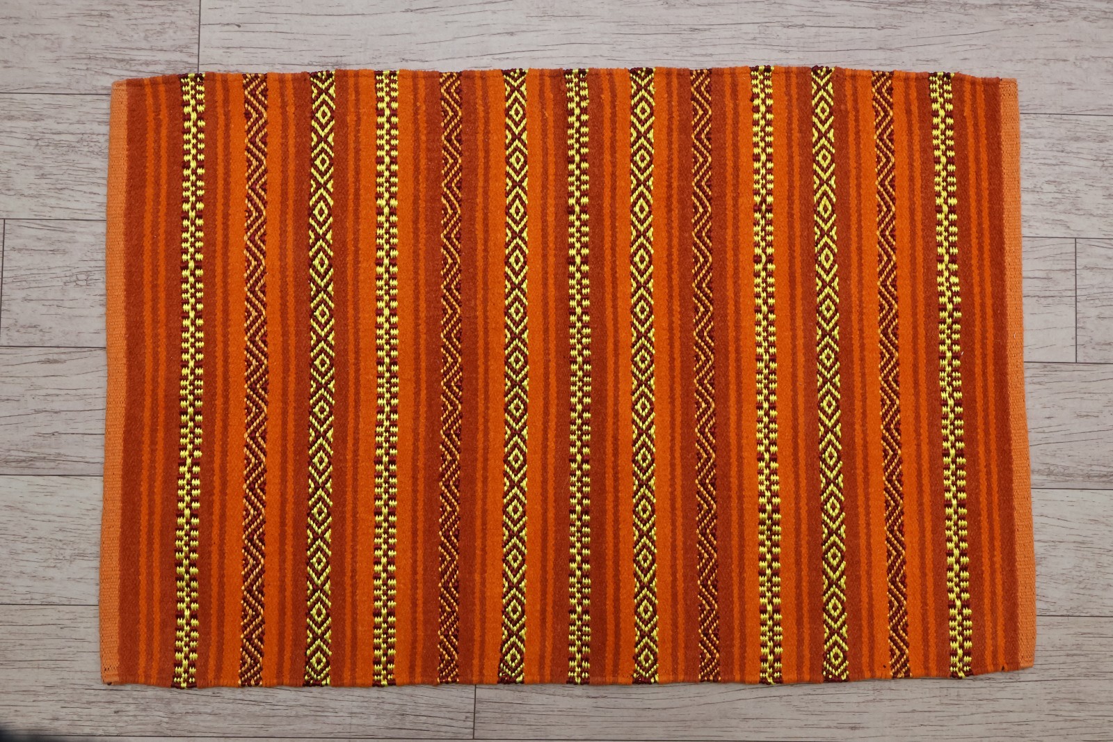 Handmade Wool Flatweave Kilim Area Rug 61×91 cm