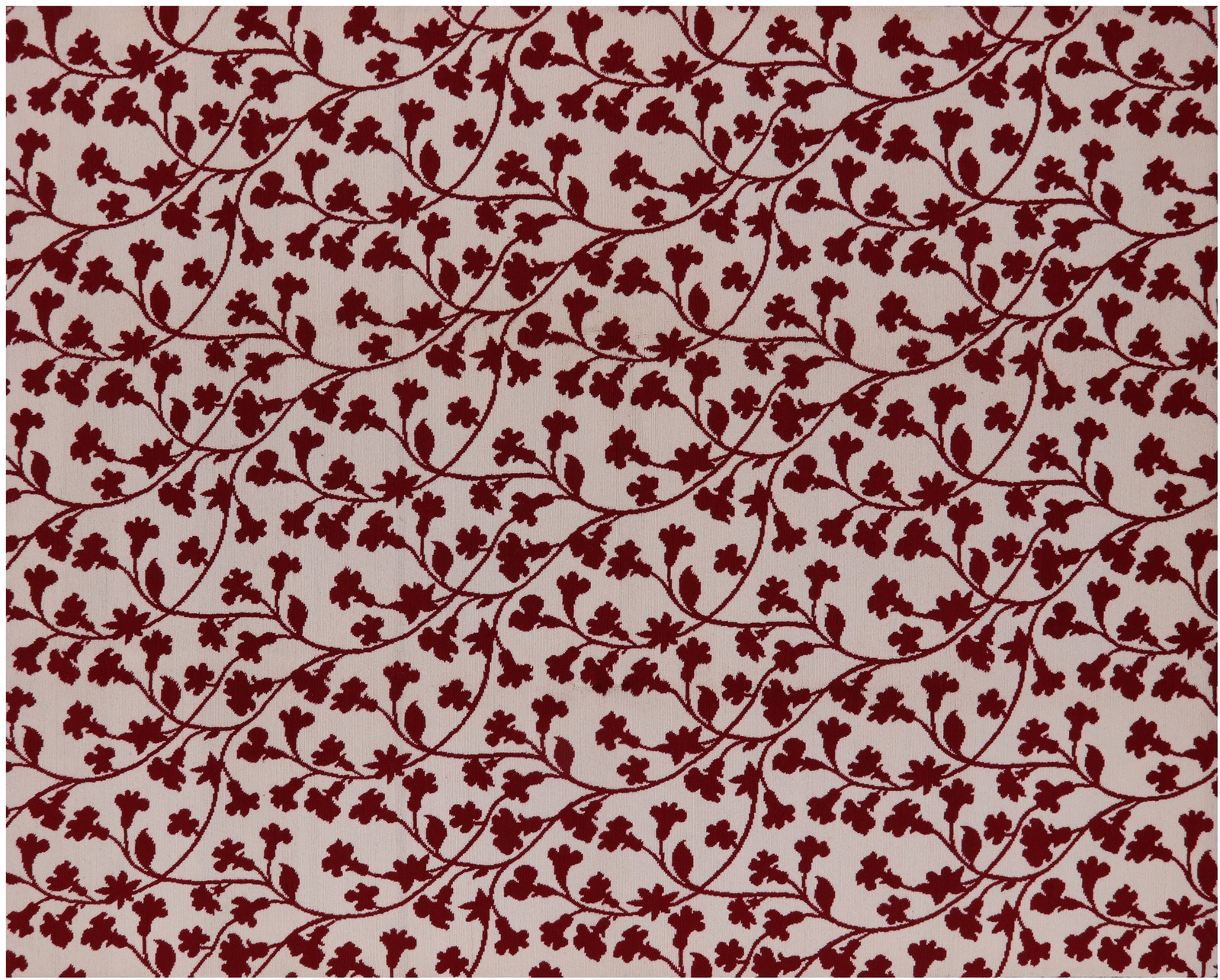 8′ 0″ X 10′ 0″ Floral Handmade Modern Wool Rug – H1648