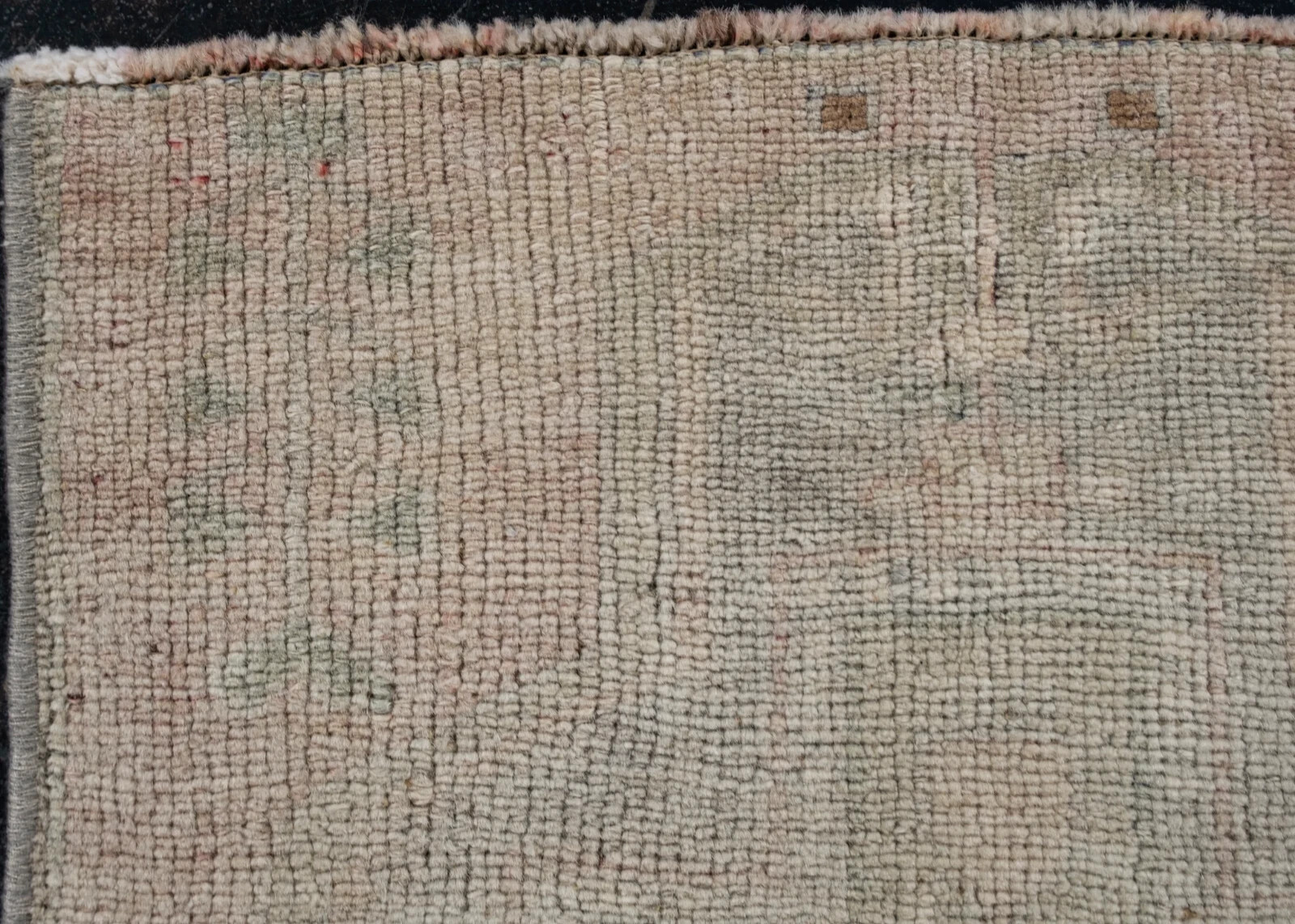 Oriental Hand Knotted Vintage Turkish Mini Rug 1’4″ x 2’11” #10608