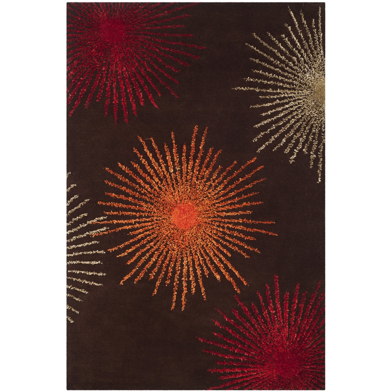 SAFAVIEH Soho SOH712B Handmade Brown / Multi Rug